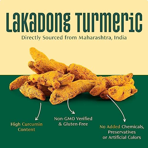 Image of VAHDAM, Lakadong Turmeric Powder w /High Curcumin (1.7oz /50g) 100% Raw from India, Gluten-Free, Non-GMO | Premium Quality & Aroma | Direct from Source