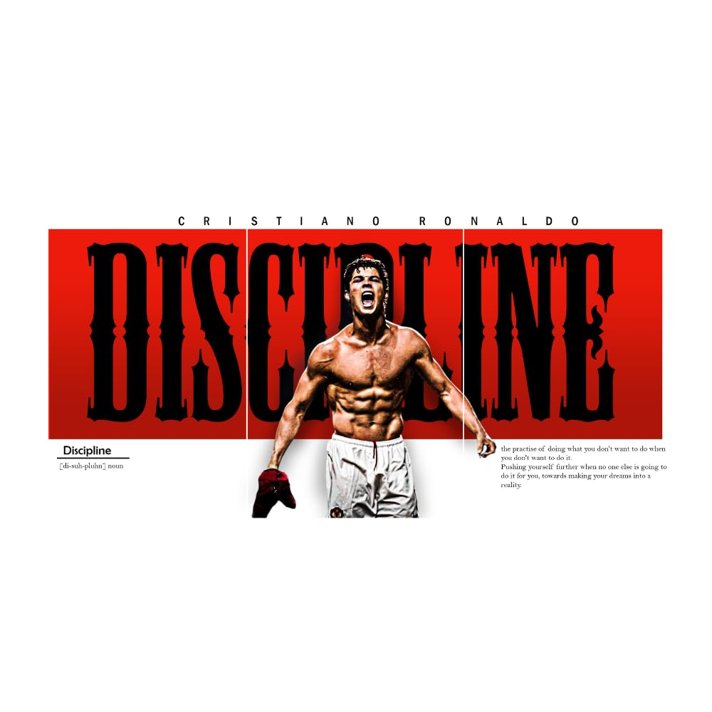 Good Hope - Footballer Cristiano Ronaldo 3 Split Poster 8x12 Inch Soccer Wall Art For Sports Room Office Bedroom Hostel Gym Gift For Fan Boys Men Wallpaper Stickers-image-22