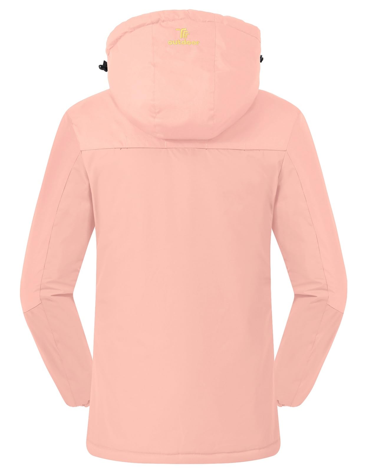 Rdruko Skijacke Damen Warme Winterjacke Gefüttert Verdickt Softshelljacke Wasserdicht Snowboardjacke Atmungsaktiv mit Abtrennbarer Kapuze