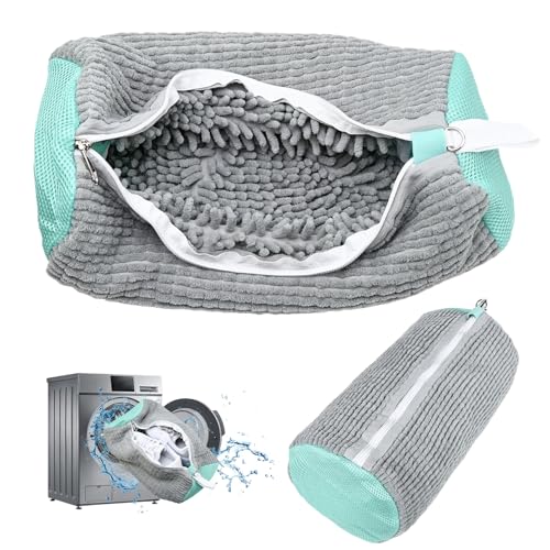 Shoe Washing Machine Bag:Shoe Washing Bag for Dryer & Washer, 2pcs Reusable Laundry Shoe Bag for...