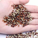 Diamantes de imitación con punta trasera Strass Muchos colores Elija ss7 2,1-2,2 mm 1440 piezas para decoración de uñas 3D DIY Accesorios de boda Decoraciones-14 Marrón