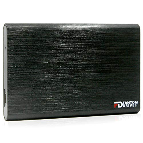 Fantom Drives FD G31 4TB ポータブル外付けSSD - 最大560/520MB/秒読み取り/書き込み可能 - USB 3.2 Gen 2 Type-C - ブラック Windows プラグアンドプレイ