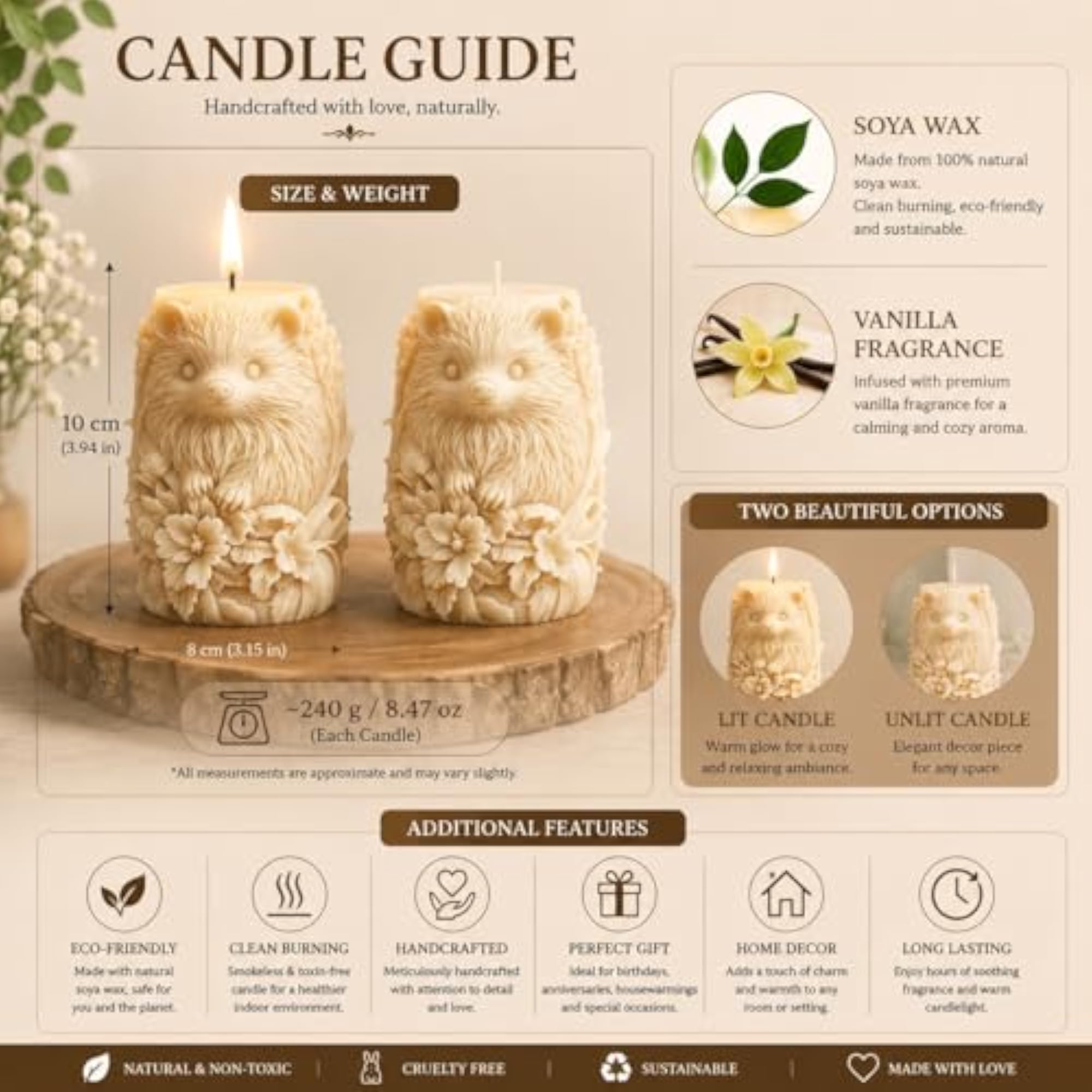 Candles for Light, Long Burning Time