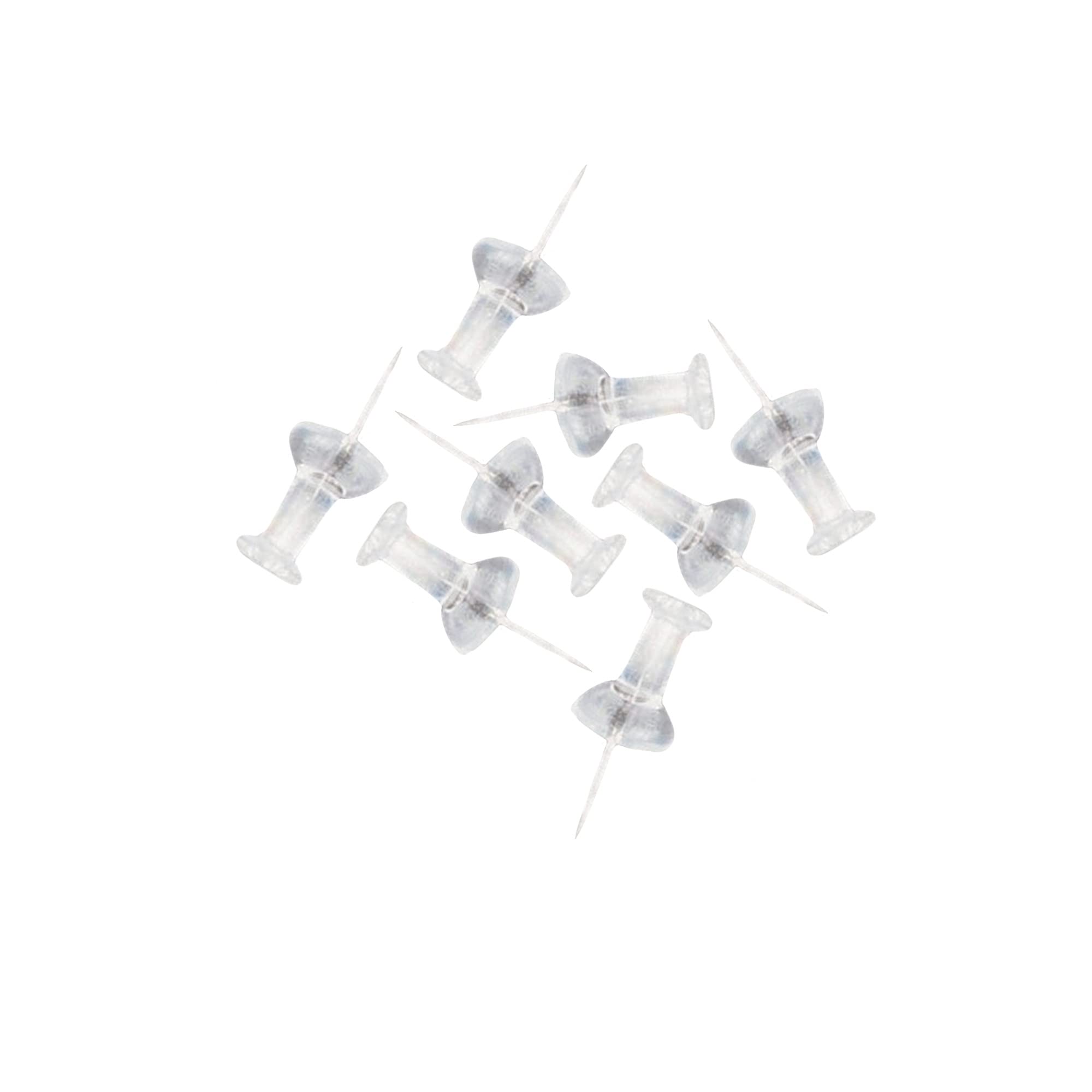 25 TIGER Essentials Clear Push PINS