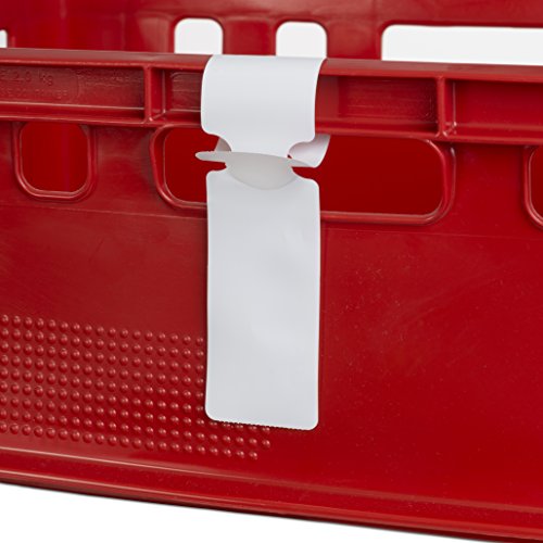 1000 Stück Schlaufenetiketten 50 x 248 mm, weiß Cover