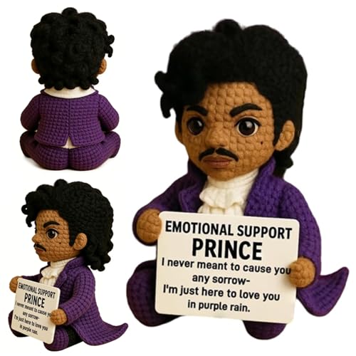 TELAOBAN Muñeca Príncipe de Apoyo Emocional, Muñeca Príncipe de Apoyo EMO-cional Tejidas a Crochet, Lindo Adorno M-uñeca de Apoyo Em-ocional de Crochet, Peluche Decoracion Hogar TELAOBAN Muñeca Príncipe de Apoyo Emocional, Muñeca Príncipe de Apoyo EMO-cional Tejidas a Crochet, Lindo Adorno M-uñeca de Apoyo Em-ocional de Crochet, Peluche Decoracion Hogar