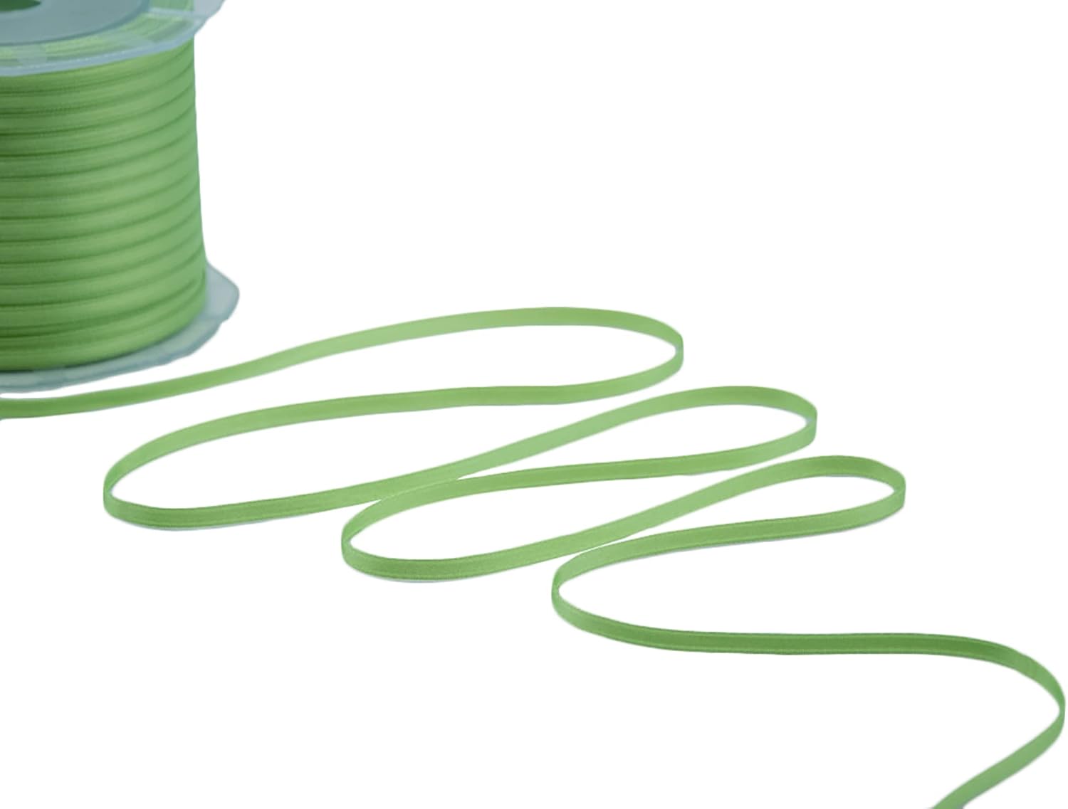 Furlanis Double Satin Apple Green, 3mm x 100m
