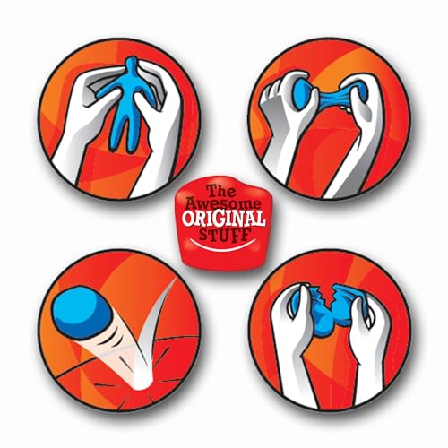 Intelligente Knete - Das Original! Super-Skarabäus mit Flip-Flop-Effekt - Kinderknete und Therapieknete in einem - besser als jeder Stressball! Für Kinder und Erwachsene (Standard-Dose, 80g)