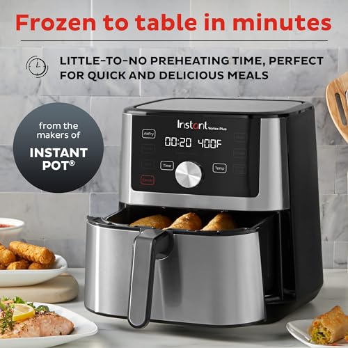 Instant VORTEX PLUS 6 QT WITH AIR FRYER LID Vortex Plus 6Qt Xl Air Fryer, 6-In-1, Broils, Dehydrates, Crisps, Roasts, Reheats thumb #6
