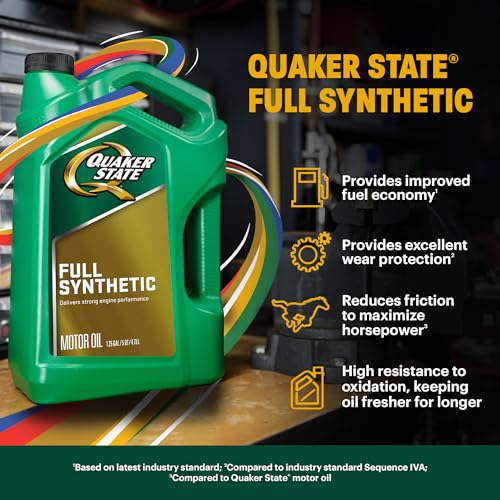 Quaker State Full Synthetic 10W-30 Motor Oil, 5 Quart by Quaker State - Used condition - Image 4
