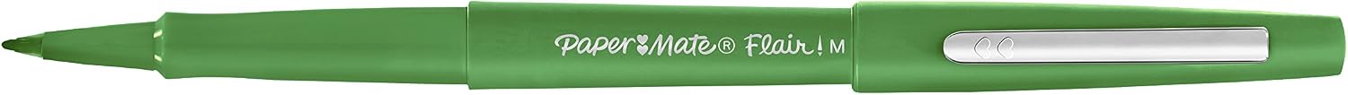 Paper Mate Flair Felt Tip Pens, Medium Point (0.7mm), Assorted Colors, 14 Count