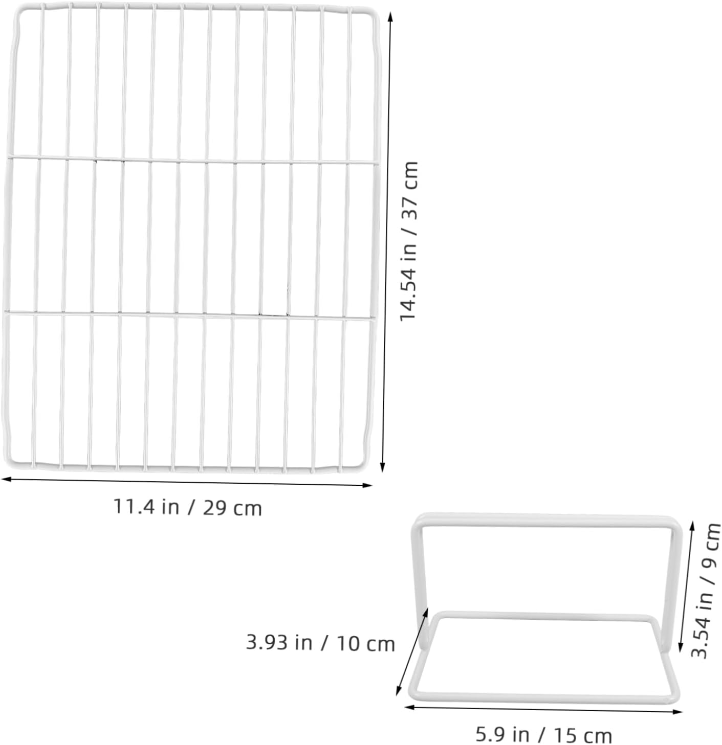 Freezer Iron Mesh Divider Refrigerator Organizer Retractable Partition for Sorting Ice Cream and Food Storage Freezers and Refrigerators Height