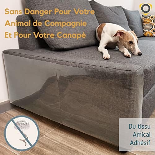 Protecto Protection De Canape Anti Chats Et Protection Des Meubles Anti Griffes Avec Sofa Safe Design Et Adhesif Anti Griffes Pour Pied Et Angles De Canape Anti Griffes Repulsive Et Dissuasive Amazon Fr Animalerie