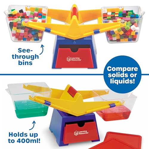 Learning Resources Primary Bucket Balance Teaching Scale - Teacher Supplies, Classroom Must Haves, Preschool Activities, Back to School, Math Manipulatives, Teaching Supplies, Toddler Science - Image 5