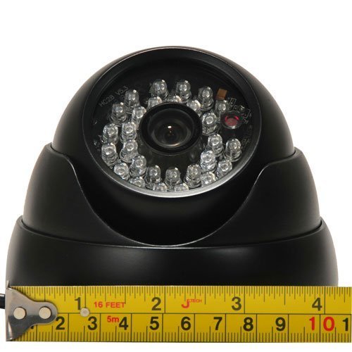 VideoSecu Built-in 1/3" Effio CCD 700TVL Day Night Outdoor Security Camera Vandal Proof Wide View Angle Lens 28 Infrared LEDs for CCTV DVR Home Surveillance with Bonus Power Supply BDD - Thumbnail 2