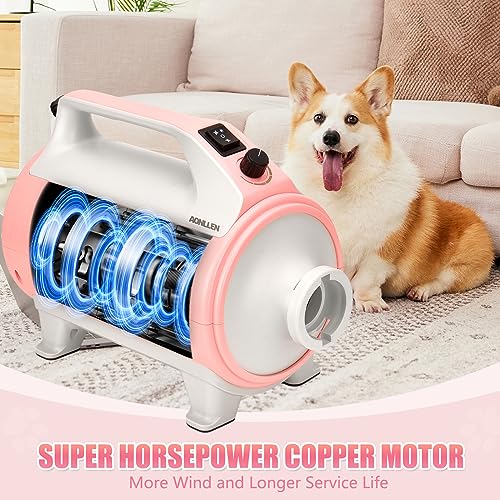 Dog-Hair-Dryer-43hp-Stepless-Adjustable-Speed-High-Velocity-Dryer-for-Dogs-Dog-Blower-Grooming-Dryer-with-Heater4-Nozzles-and-Pet-Grooming-Gloves-Supplies