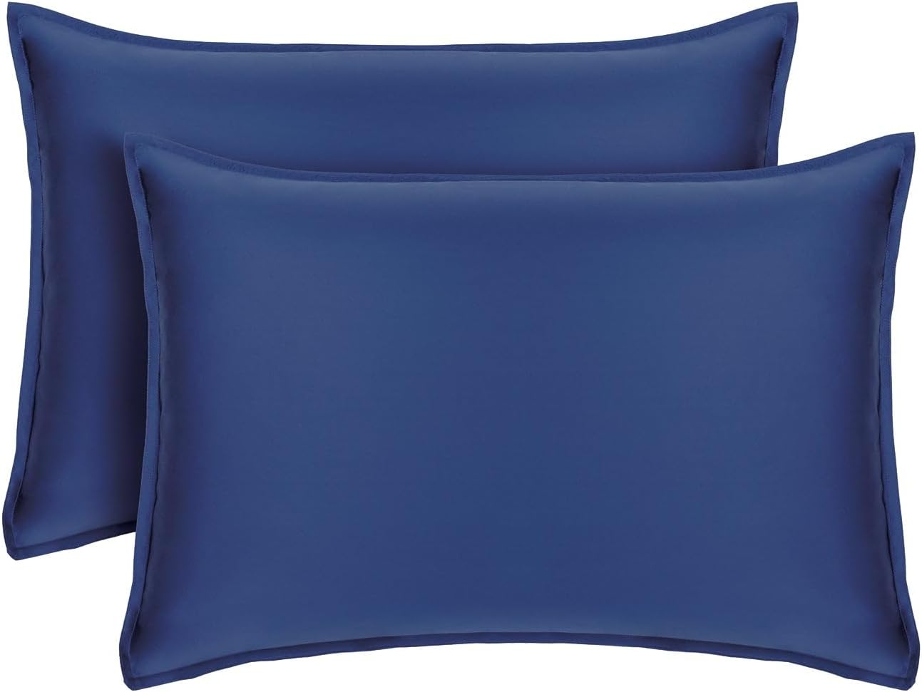 Tafts Pillow Cases King Size - Pure 100% Viscose Derived from Bamboo Luxuriously Soft, Silky, Cooling, Double Stitched, Envelope Closure (2 Pillowcases, Midnight Black)