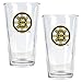NHL Boston Bruins Two Piece Pint Ale Glass Set - Primary Logo