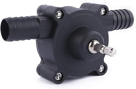 Mini Power Small Pump Household Electric Drill Pump Diesel Oil Fluid Water Pump Mini Hand Self-Priming Liquid Transfer Pumps Home Garden Outdoors