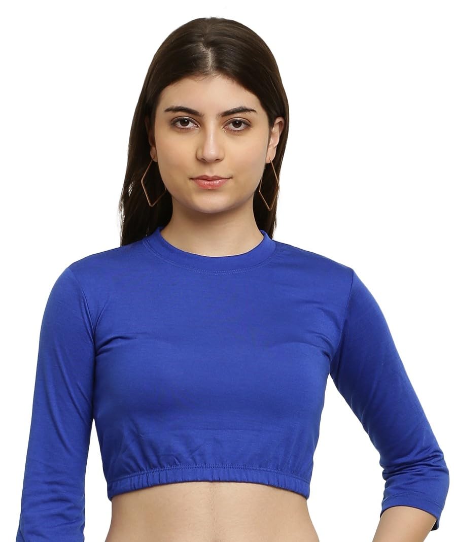 Women's Casual Long Sleeves Round Neck Stylish Top || Small to 10XL || 12 Colours ||-picture-26
