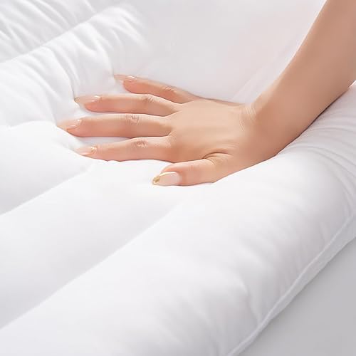 Miniatura 3 de Paquete de 2 almohadas de cama  Juego de 2 almohadas tamaño Queen frescas para personas que duermen de espalda de lado y sobre el estómago lujosas