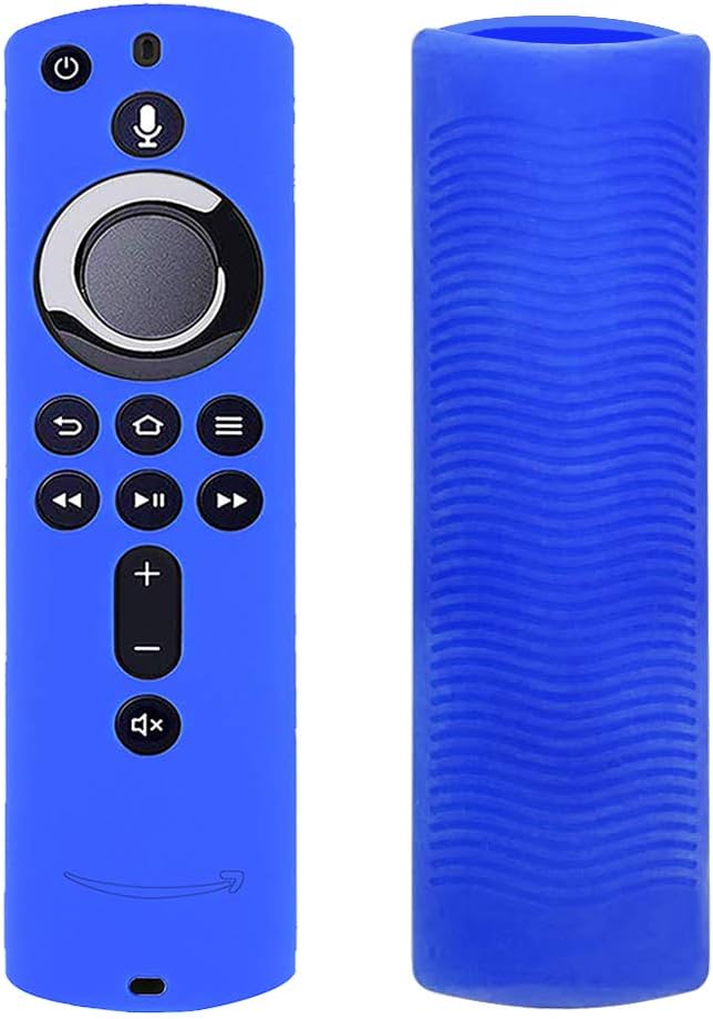 Silicone Cover Case for TV Firestick 4K / TV (3rd Gen) Compatible with All-New 2nd Gen Remote Control (Blue)