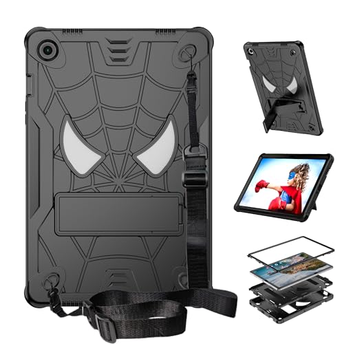 Coque enfant Samsung Galaxy Tab A9+ 2023 antichoc avec bandoulière et pied