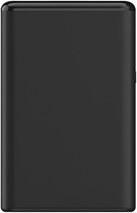 వైపు view of the mophie Power Boost, illustrating the power button and LED indicators for checking battery status.