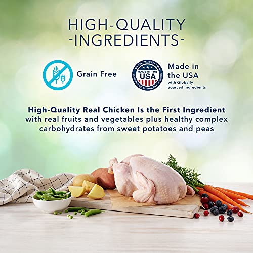 Blue Buffalo Freedom Grain Free Natural Adult Dry Dog Food, Chicken 24-lb - Image 4