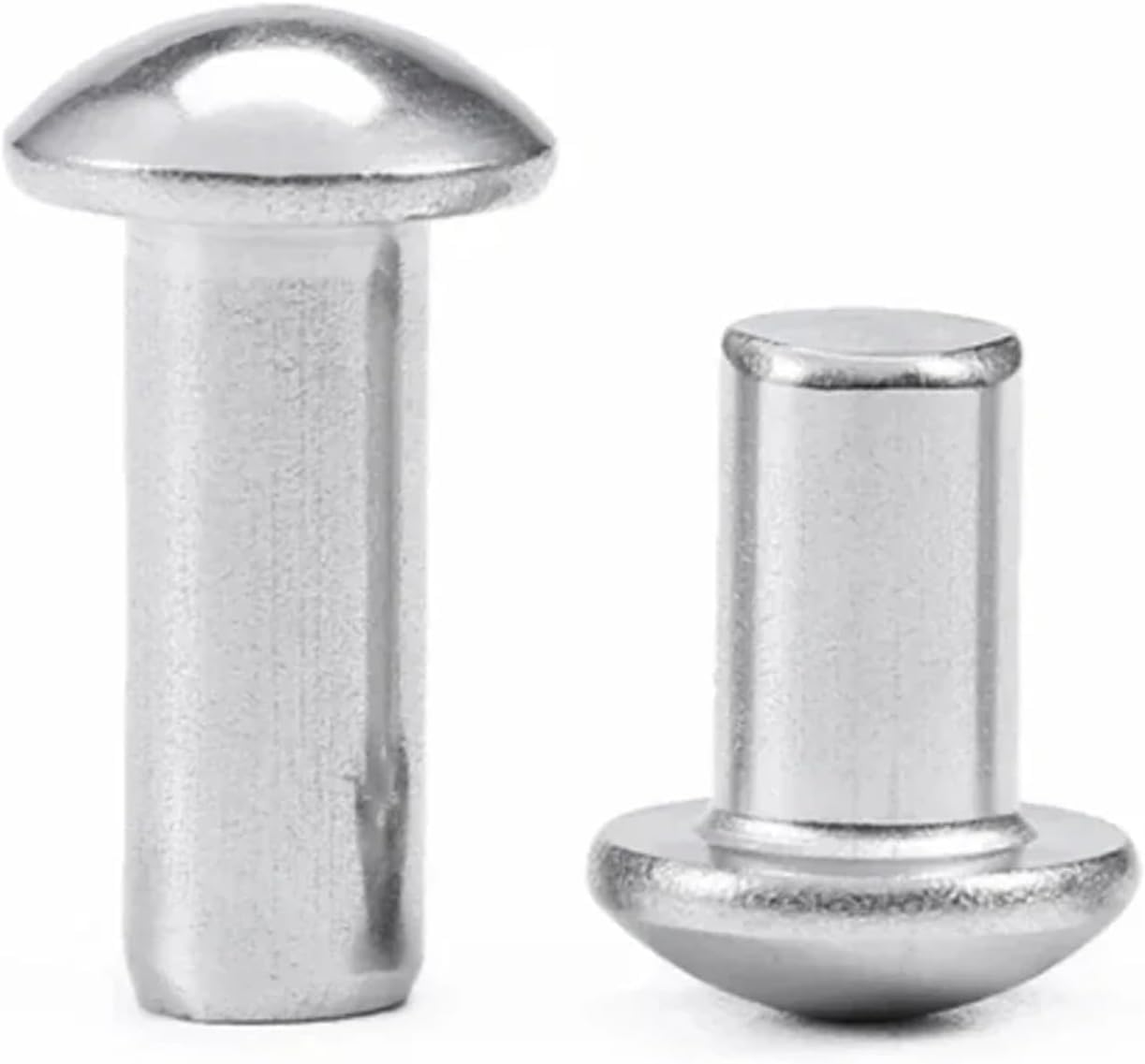 Hammer Rivets,Solid Rivet M3-M8,304 Stainless Steel Round Head Self-plugging Semi-Round Type，
