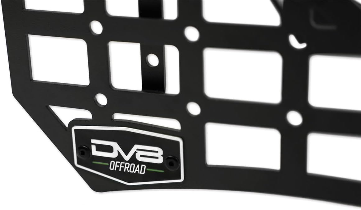 DV8 Offroad Center Console Molle Panels & Device Mount for 2016-2023 Toyota Tacoma 3rd Gen | Mount for Cell Phone, GPS, Radio, & Other Accessories | Automatic & Manual Transmissions