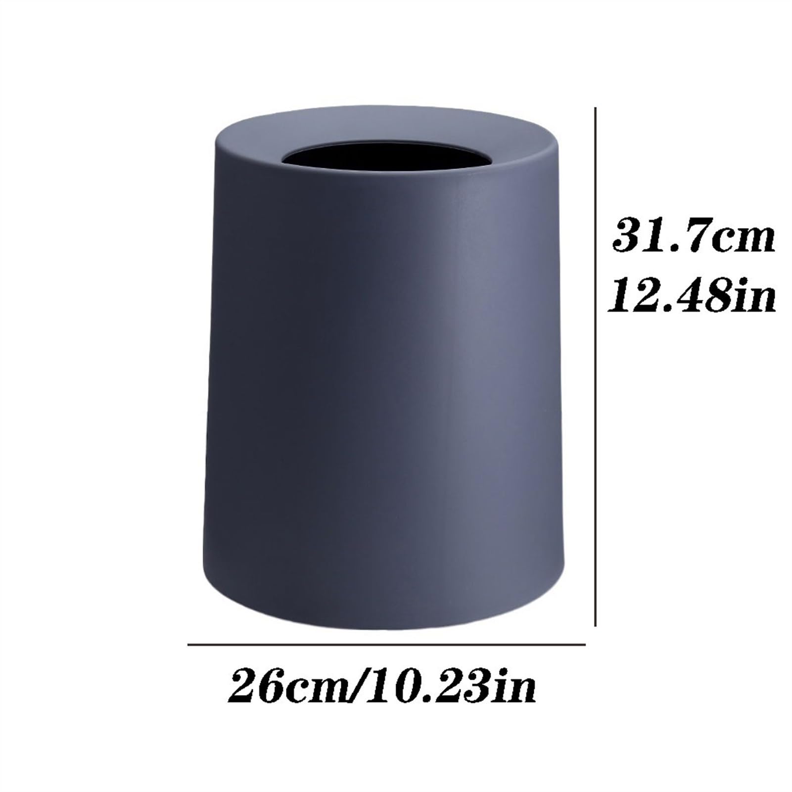 LTHERMELK Bidoncino Bagno, In Plastica Cestino Bidoni Immondizia -2 L | secchio Con Coperchio Pattumiera Bagno Piccola, Per Famiglia, Soggiorno, Camera Da Letto, Bagno, Ufficio