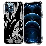 MACOQUEPERSO - Coque Silicone Compatible avec iPhone 13 Super Sayian Goku/Housse Antichocs Gel/Manga