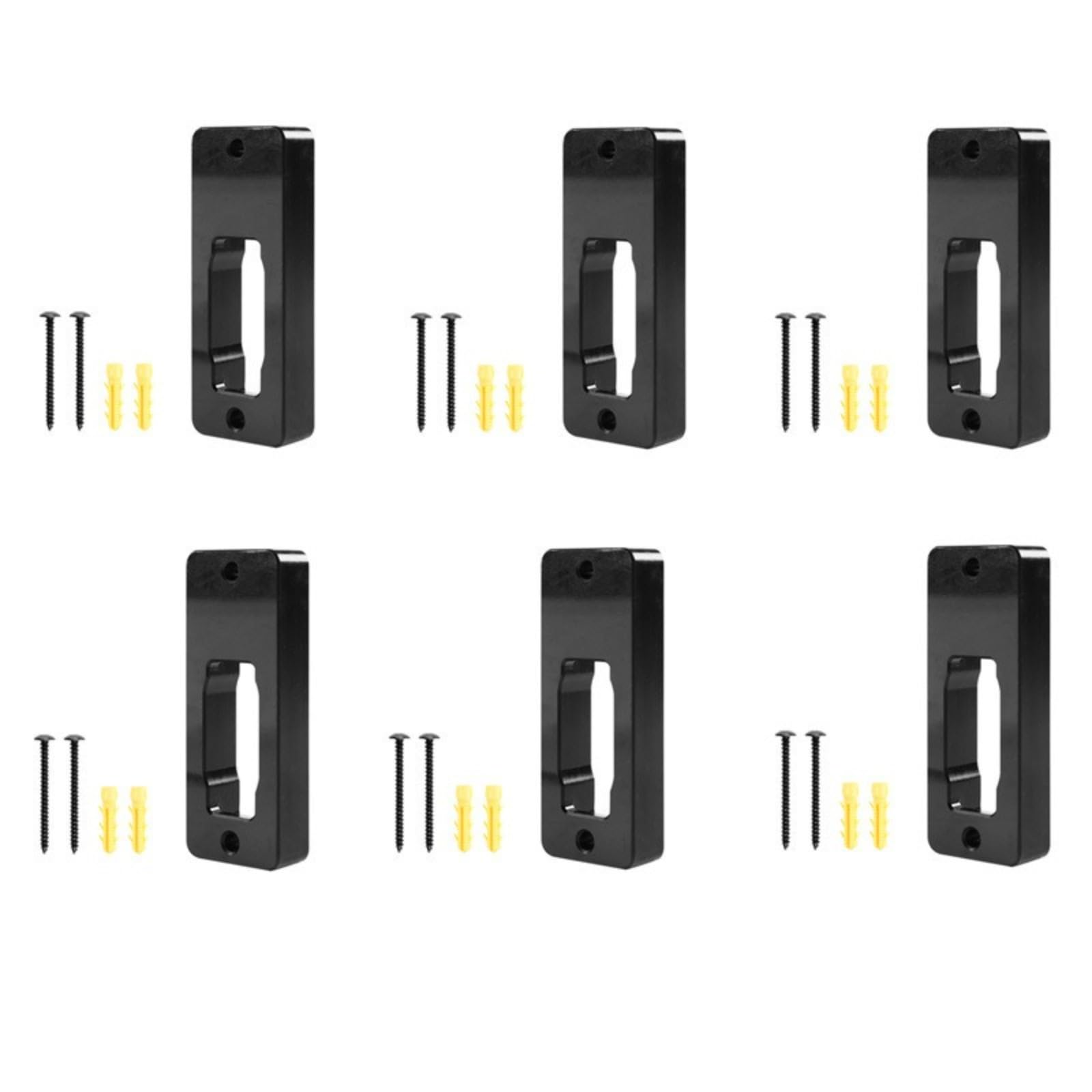 CJFDDP 6 Pcs Fishing Reel Wall Mount Rack Display Stand, Fishing Tackle Display Stand, Fishing Reel Display, Reel Storage Holder, Fishing Reel Holder, Baitcasting Reel Holder, Fishing Wheel Bracket