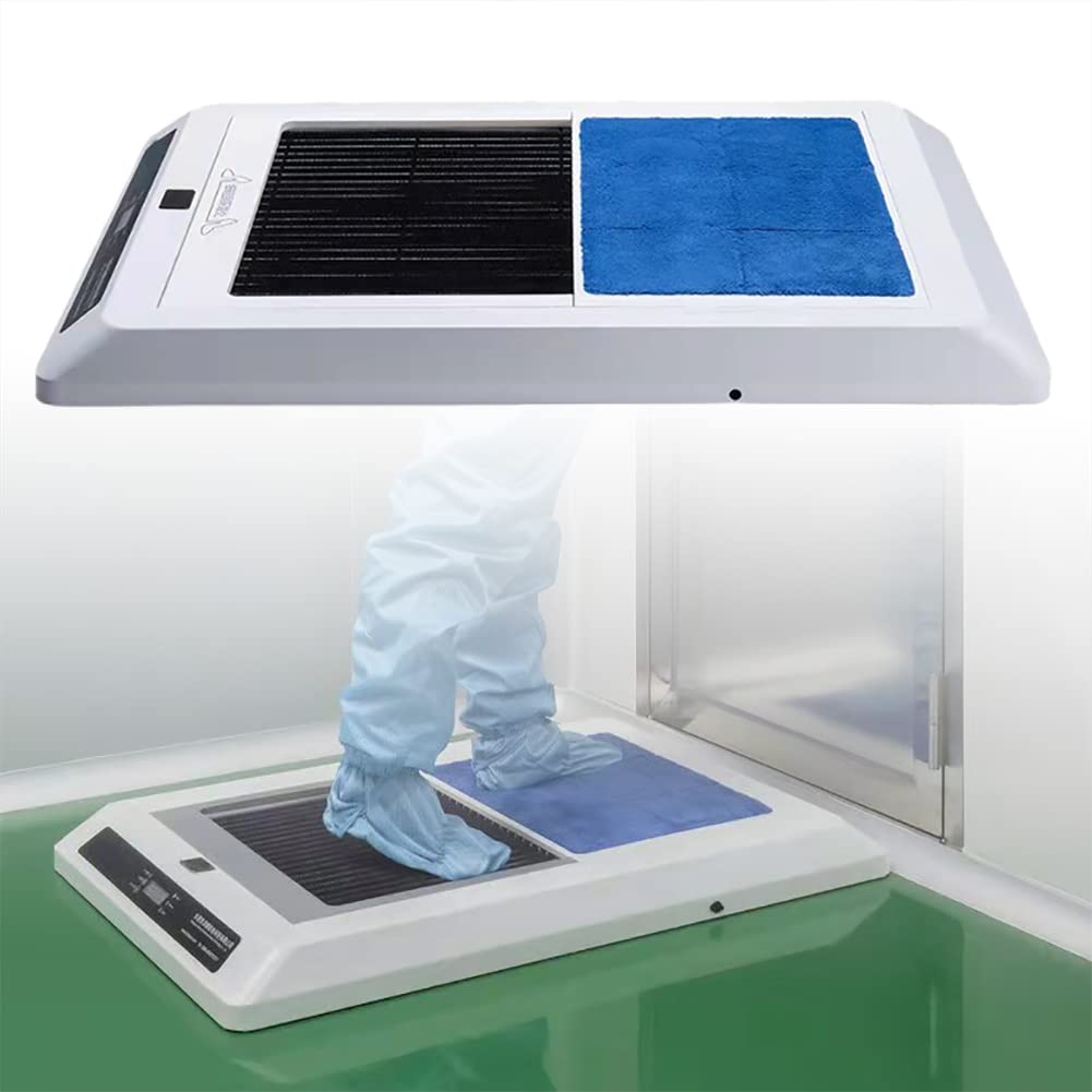 Máquina automática de limpieza de zapatos, limpiador de suelas totalmente automático con cepillo de inducción y recordatorio de cambio de agua, almohadilla absorbente de algodón compuesto para un