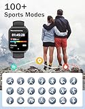 HUAKUA Smart Watch for Men and Women with Call Function,1.85 Inch HD Touch Screen Fitness Watch with Heart Rate Sleep SpO2 Monitoring,IP68 Waterproof Multi Sport Modes Pedometer Watch for Android iOS - Image 3
