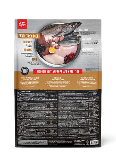 Orijen Cat Original Cat | Doppelpack | 2 x 340 g | Alleinfuttermittel für ausgewachsene Katzen | 85% hochwertige tierische Zutaten | Geflügel, Fisch, Innereien, Knorpel & Knochen