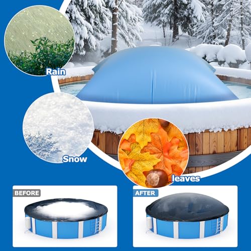 Almohadilla de aire para piscina 8 ft x 8 ft Hungdao miniatura 3