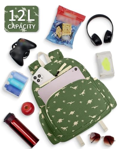 Image of atgark Corduroy Toddler Backpack for Girls Boys: Preschool Kindergarten Backpack - Cute Kids Backpacks for Girls Boys