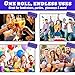 1000 Raffle Tickets, Purple Drink Ticket, Single Roll Tickets for Events, Entry, Class Reward, Fundraiser & Prizes, Size 1 x 2 Inch
