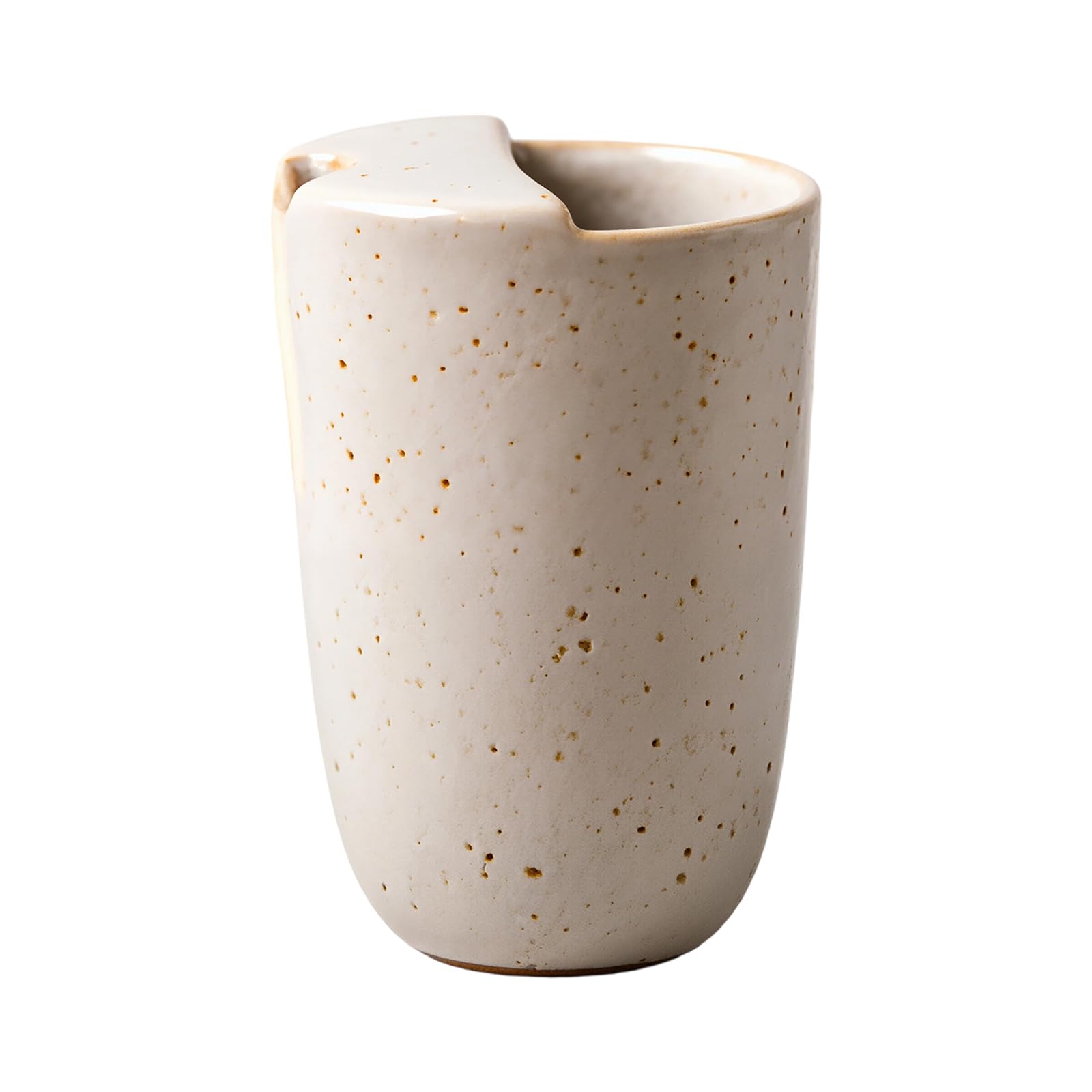 Tsophreniq Ceramic Coffee Cup with Straw Slot Porcelain Drinking Mug for Hot and Cold Drink Coffee Cup