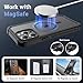jaroco Magnetic for iPhone 13 Pro Max Case, [Compatible with MagSafe][Military Grade Drop Protection][Heavy Duty Protection][Non-Slip][Shockproof] 2-Layer Durable Bumper Phone Case 6.7''-Black