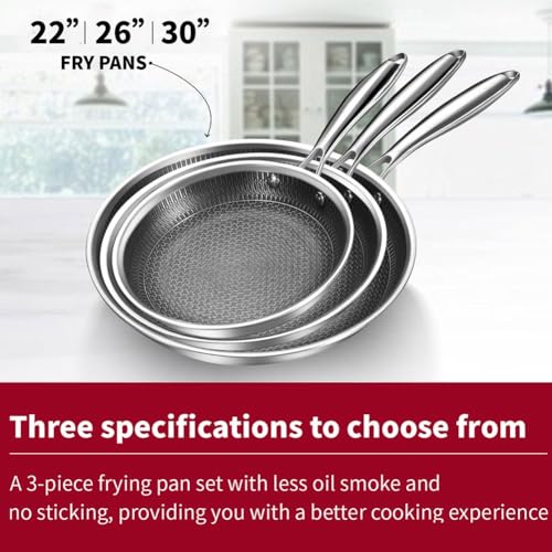 Wok de acero inoxidable con mango, 26 cm miniatura 5