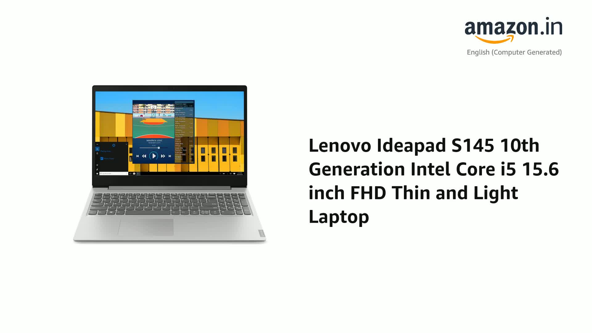Lenovo Ideapad S145 10th Generation Intel Core i5 15.6 inch FHD
