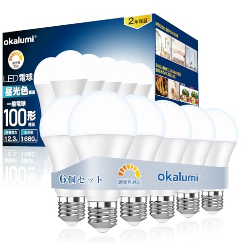 OKALUMI LEDd Ήyߓd΍z100` E26 F 6000k 1680lm Px \ ledd S^Cv /fMގ{HΉ 6ZbgyKisz