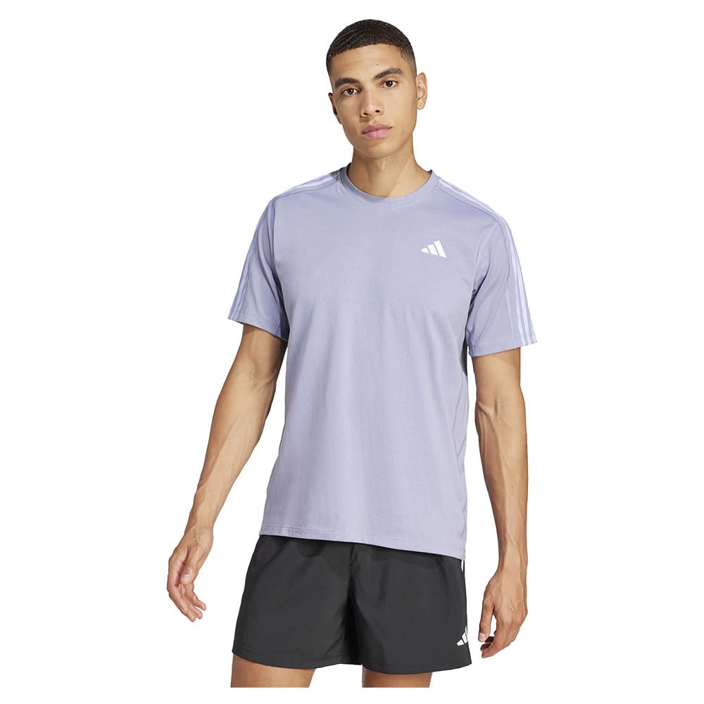 Own The Run 3-Stripes Erkek Tişört