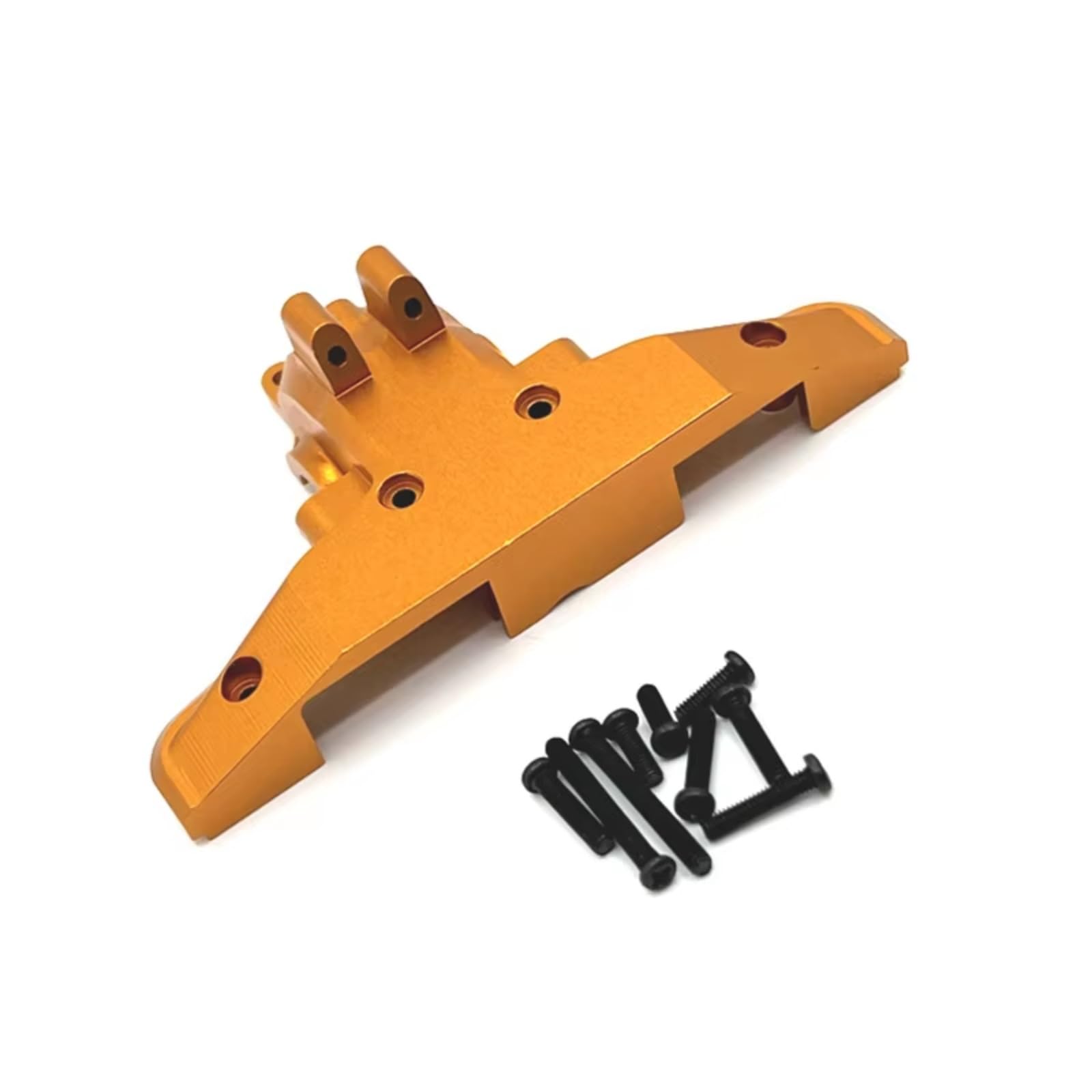 Piezas Reemplazos RC Para SCY 1/16 Cubierta Metálica Caja Cambios Coche Teledirigido Reparaciones Mejoras Reemplazos Modificaciones Accesorios(Yellow)
