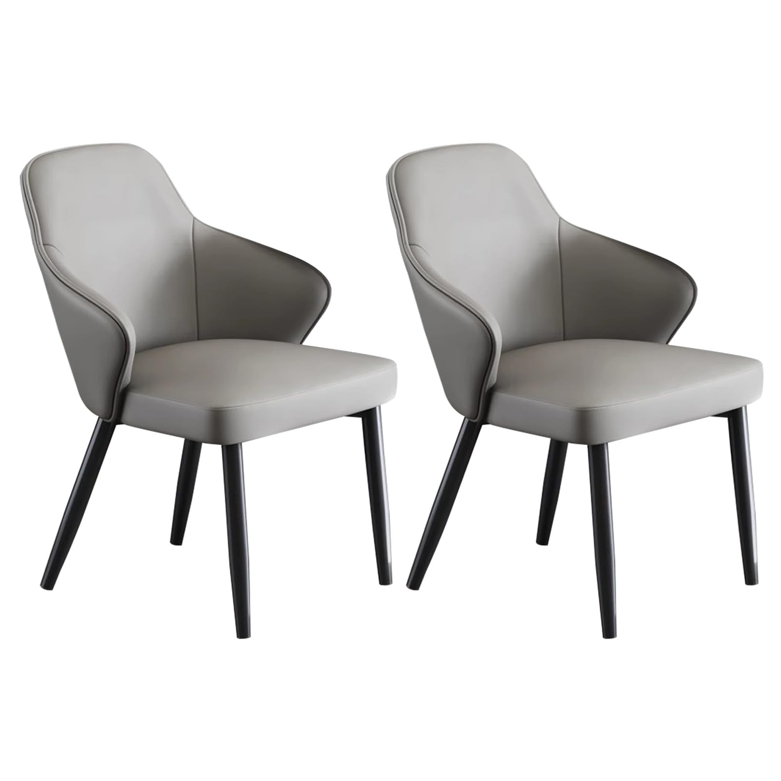 Chaise de salle à manger pour cuisine et salon moderne en lot de 2