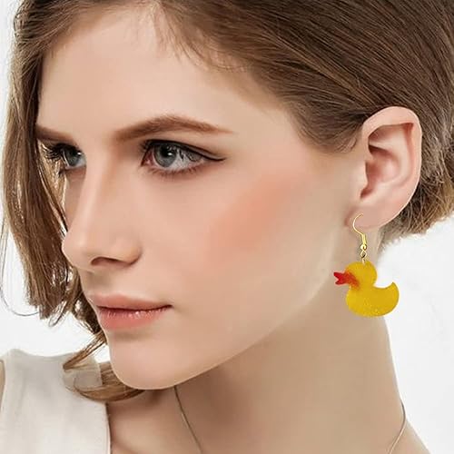 Miniatura 10 de 4 moldes de resina de silicona para llavero de pato, etiquetas de cristal de silicona, moldes de resina epoxi con 10 llaveros para colgantes,