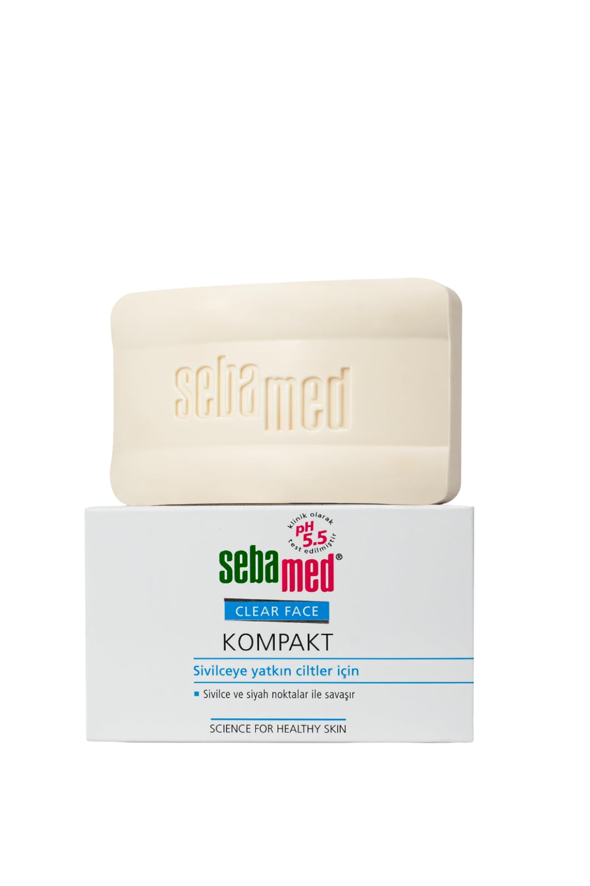 Sebamed Clear Face Sivilce ve Akne Karşıtı Yüz Temizleyici Kompakt 100 gr